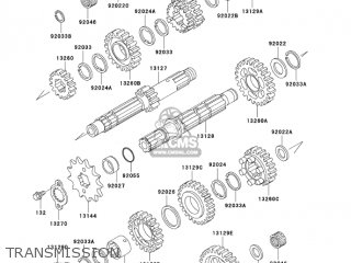TRANSMISSION - KL250D22 KLR250 2005 USA CALIFORNIA