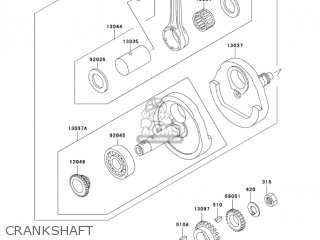 CRANKSHAFT - KL250D22 KLR250 2005 USA CALIFORNIA