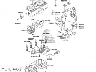METER(S) - KL250D22 KLR250 2005 USA CALIFORNIA