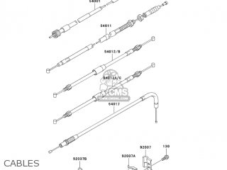 CABLES - KL250D22 KLR250 2005 USA CALIFORNIA