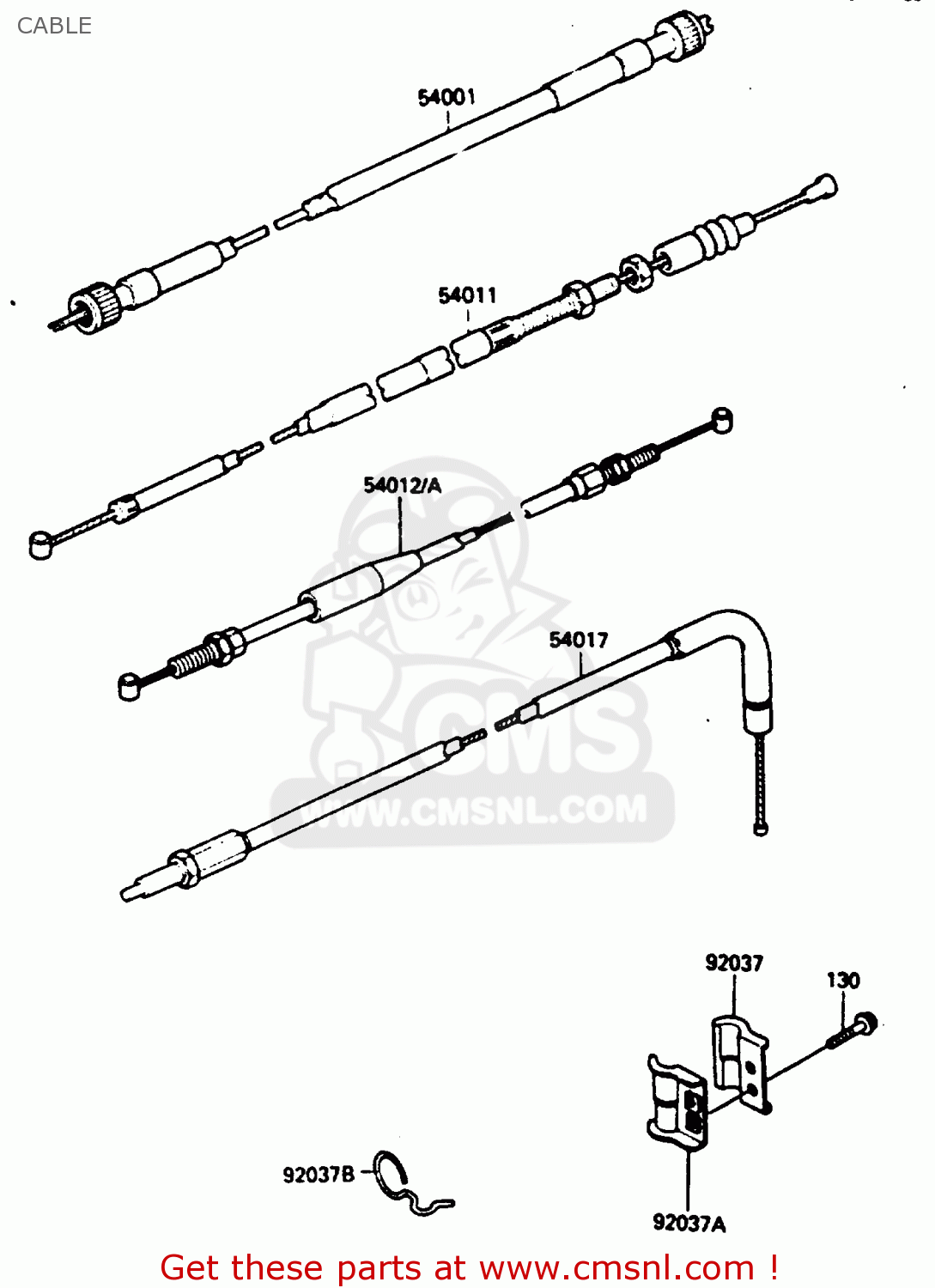 CABLE KL250D3 1986 EUROPE UK GR GU IT ST UR WG