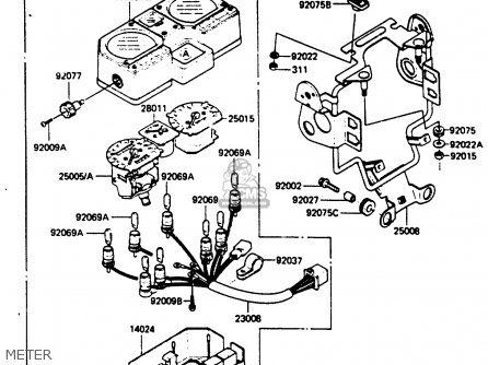 METER - KL250D3 1986 EUROPE UK GR GU IT ST UR WG