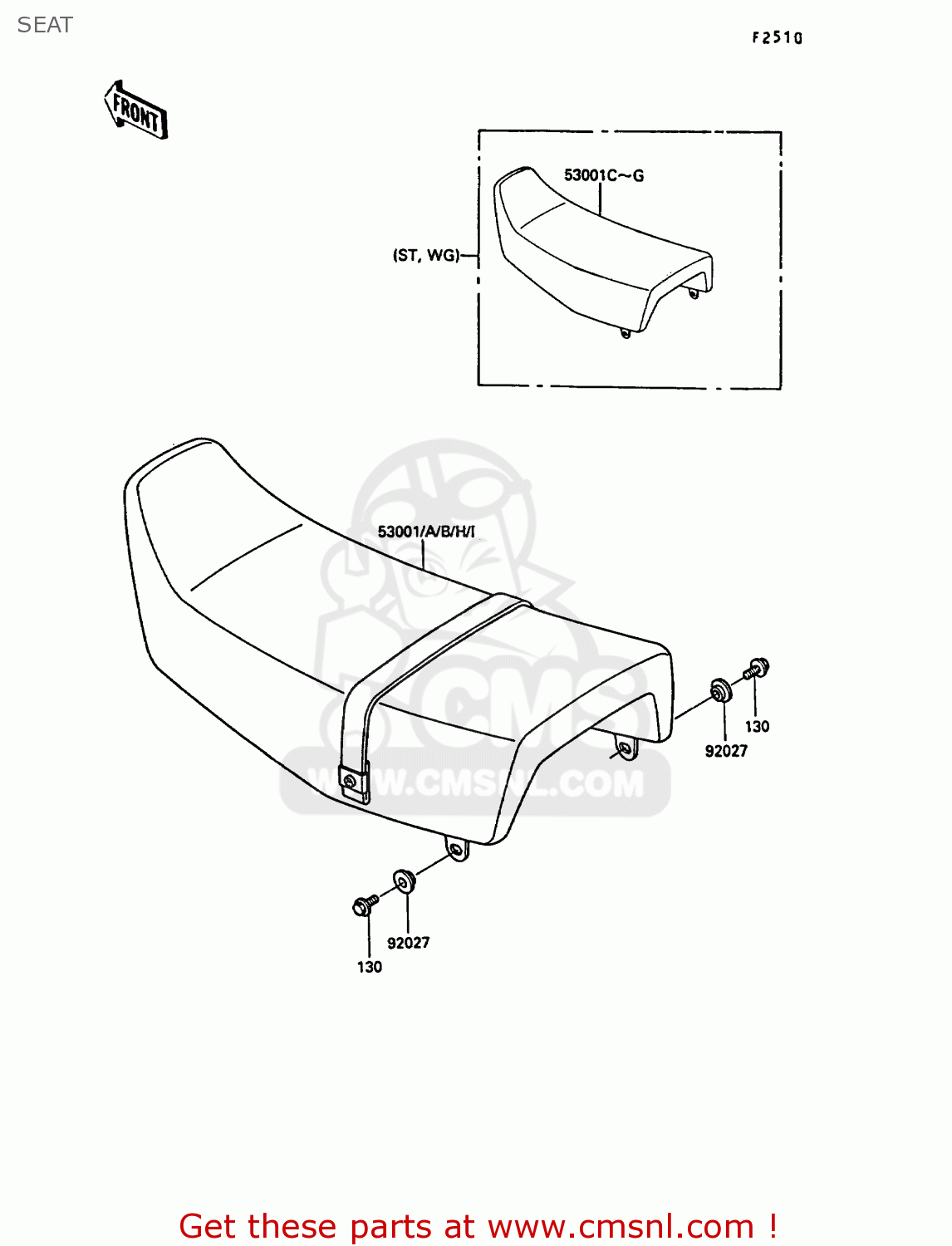 SEAT KL250D4 KLR250 1987 EUROPE UK FG GR IT ST