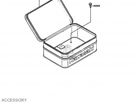 ACCESSORY - KL250D6 KLR250 1989 EUROPE UK FG GR NR ST