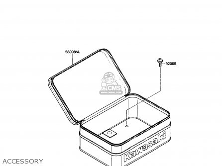 ACCESSORY - KL250D8 KLR250 1991 USA CALIFORNIA CANADA