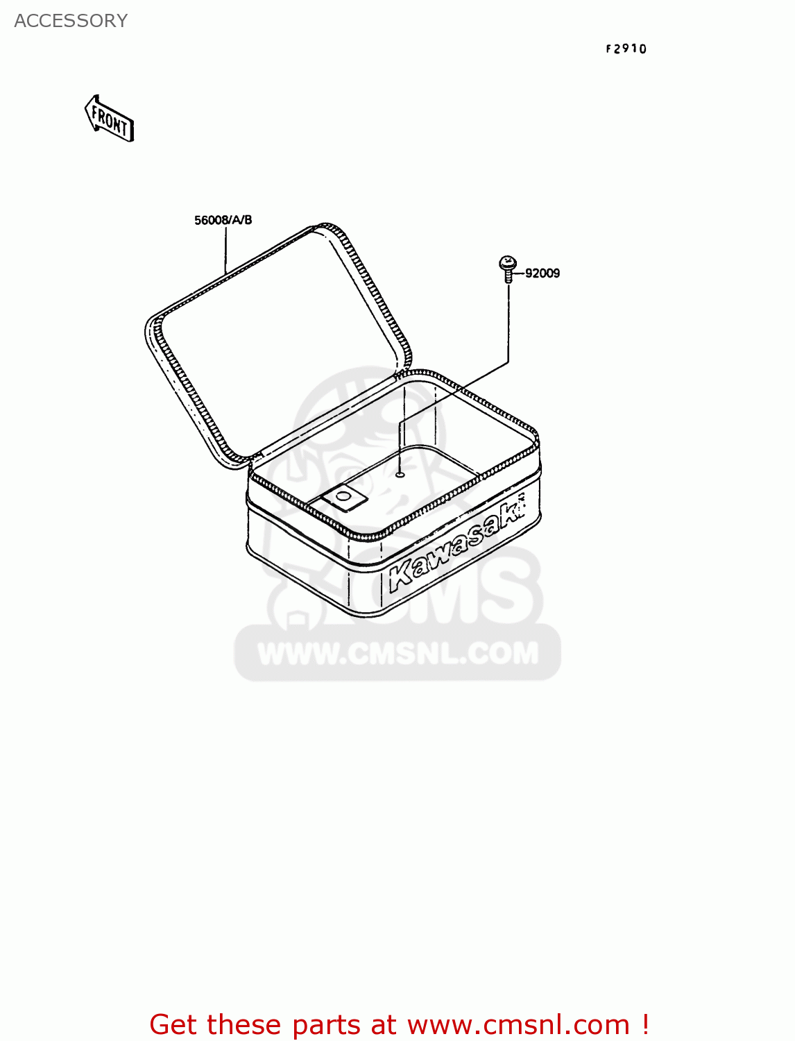 ACCESSORY KL250D9 KLR250 1992 NORWAY