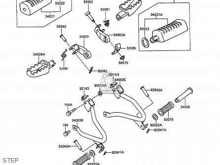 STEP - KL250D9 KLR250 1992 NORWAY