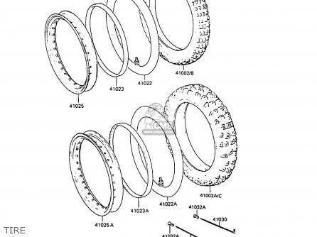 TIRE - KL250D9 KLR250 1992 NORWAY