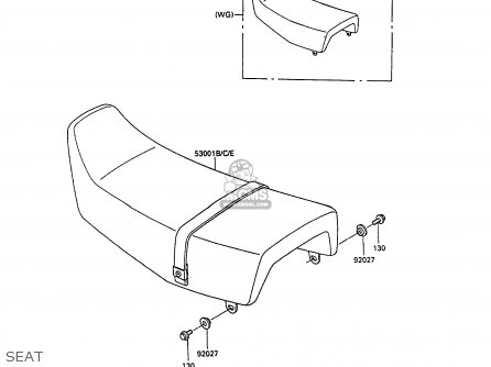 SEAT - KL250D9 KLR250 1992 NORWAY