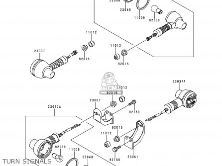 TURN SIGNALS - KL250G4 SUPER SHERPA 2000 USA CANADA