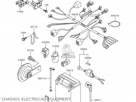 CHASSIS ELECTRICAL EQUIPMENT - KL250G4 SUPER SHERPA 2000 USA CANADA