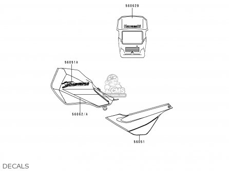 DECALS - KL250G4 SUPER SHERPA 2000 USA CANADA