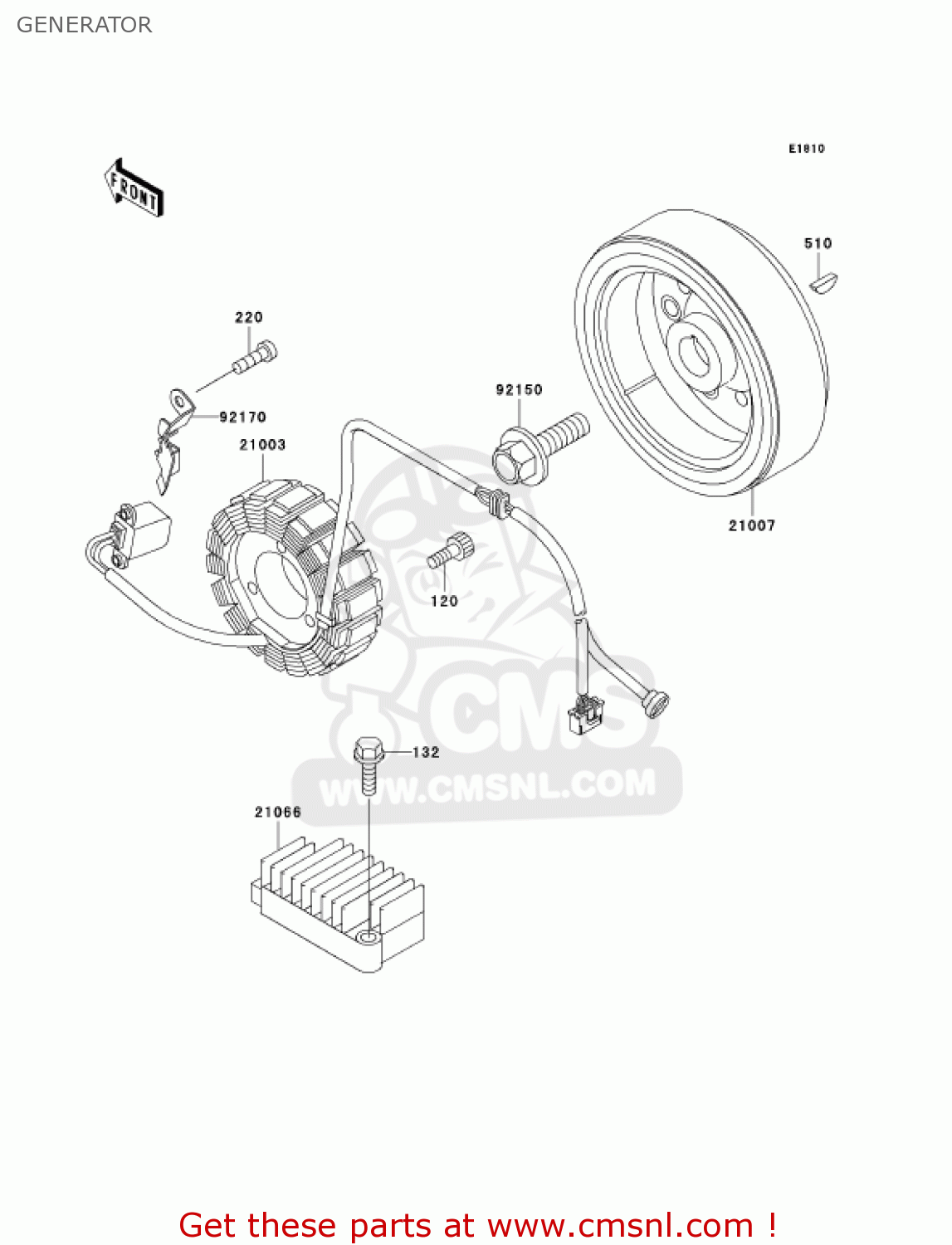 GENERATOR KL250G5 SUPER SHERPA 2001 USA CANADA