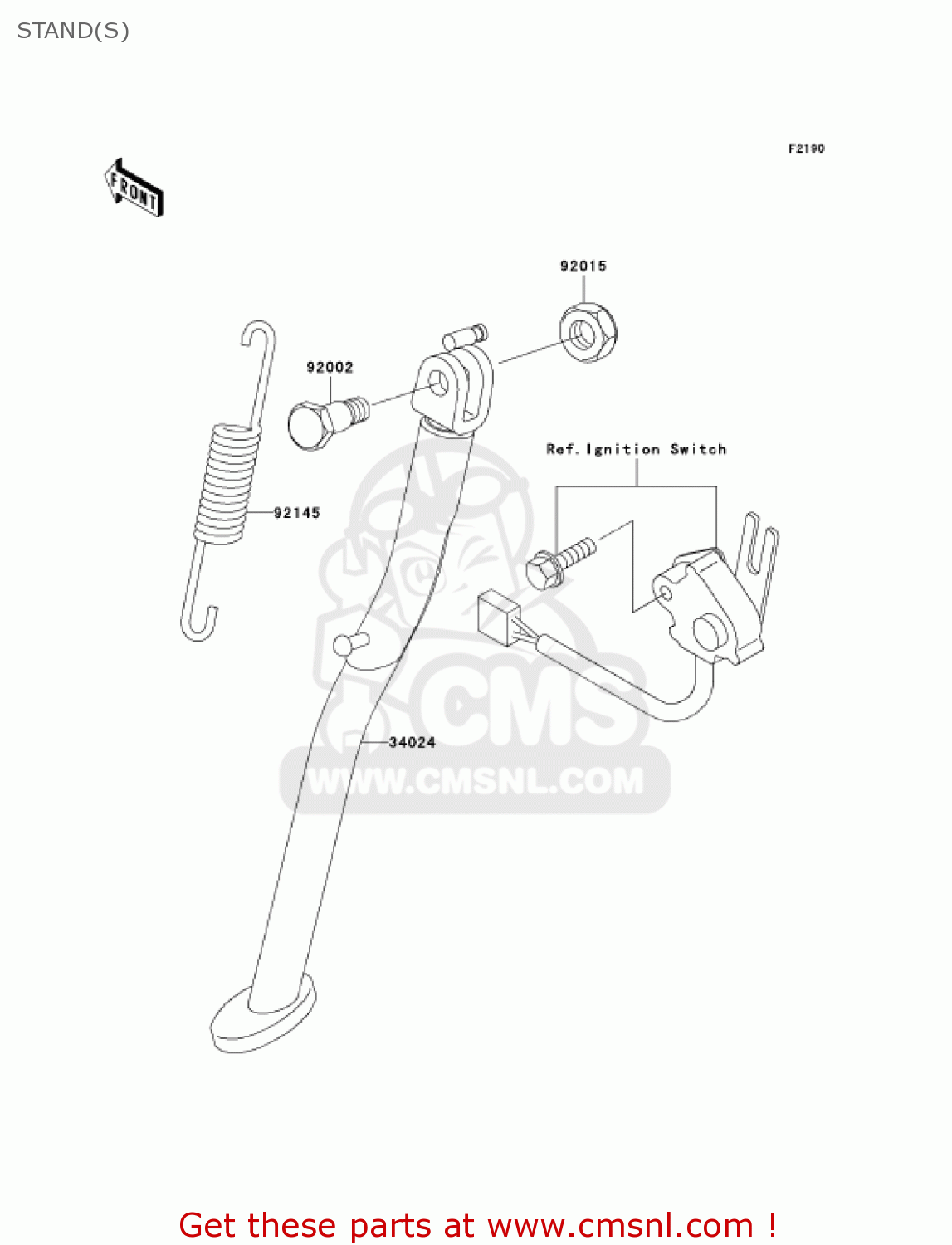 STAND(S) KL250G5 SUPER SHERPA 2001 USA CANADA