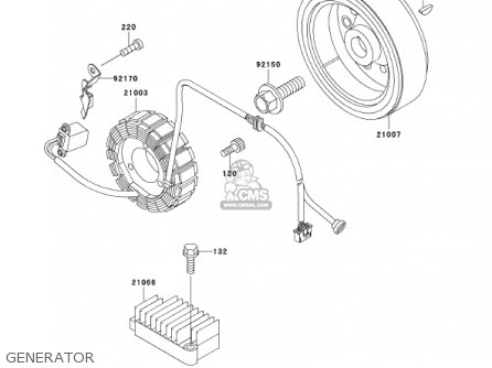 GENERATOR - KL250G6 SUPER SHERPA 2002 USA CANADA