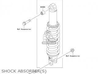 SHOCK ABSORBER(S) - KL250G7 SUPER SHERPA 2003 USA CANADA