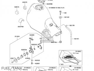 FUEL TANK - KL250G7 SUPER SHERPA 2003 USA CANADA