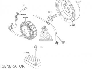GENERATOR - KL250G7 SUPER SHERPA 2003 USA CANADA