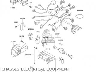 CHASSIS ELECTRICAL EQUIPMENT - KL250G7 SUPER SHERPA 2003 USA CANADA