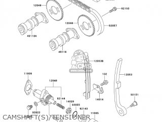 CAMSHAFT(S)/TENSIONER - KL250G7 SUPER SHERPA 2003 USA CANADA