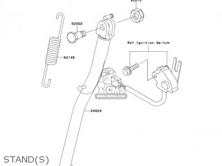 STAND(S) - KL250G7 SUPER SHERPA 2003 USA CANADA