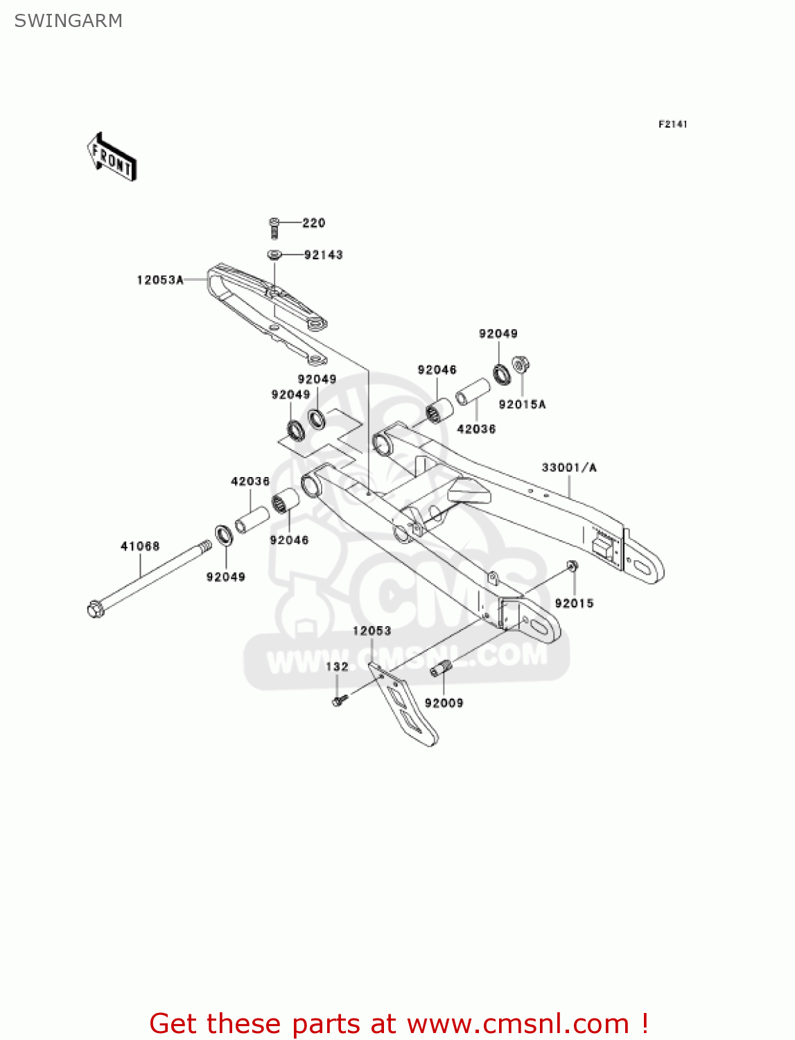 SWINGARM KL250G8 SUPER SHERPA 2004 CANADA