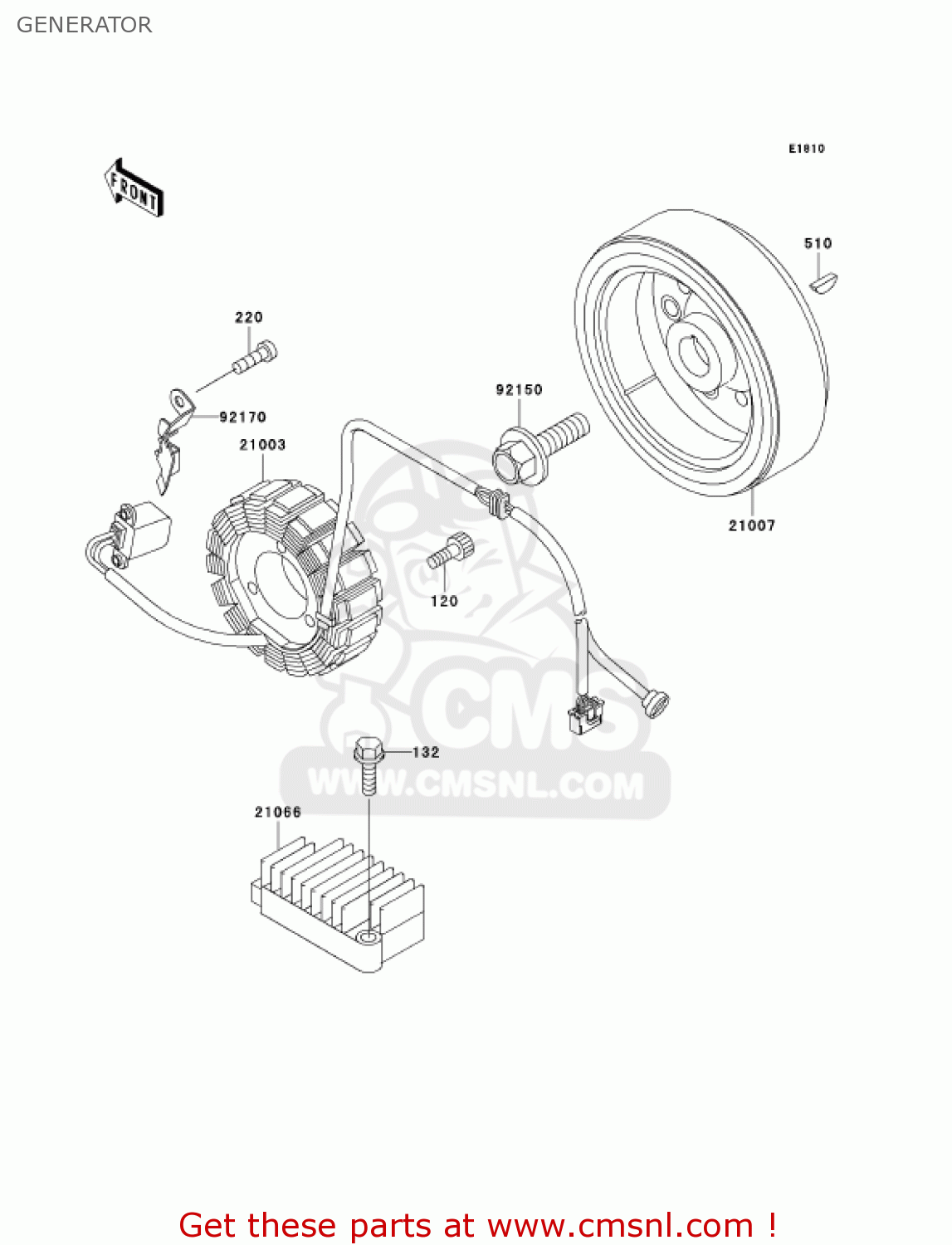 GENERATOR KL250G8 SUPER SHERPA 2004 CANADA
