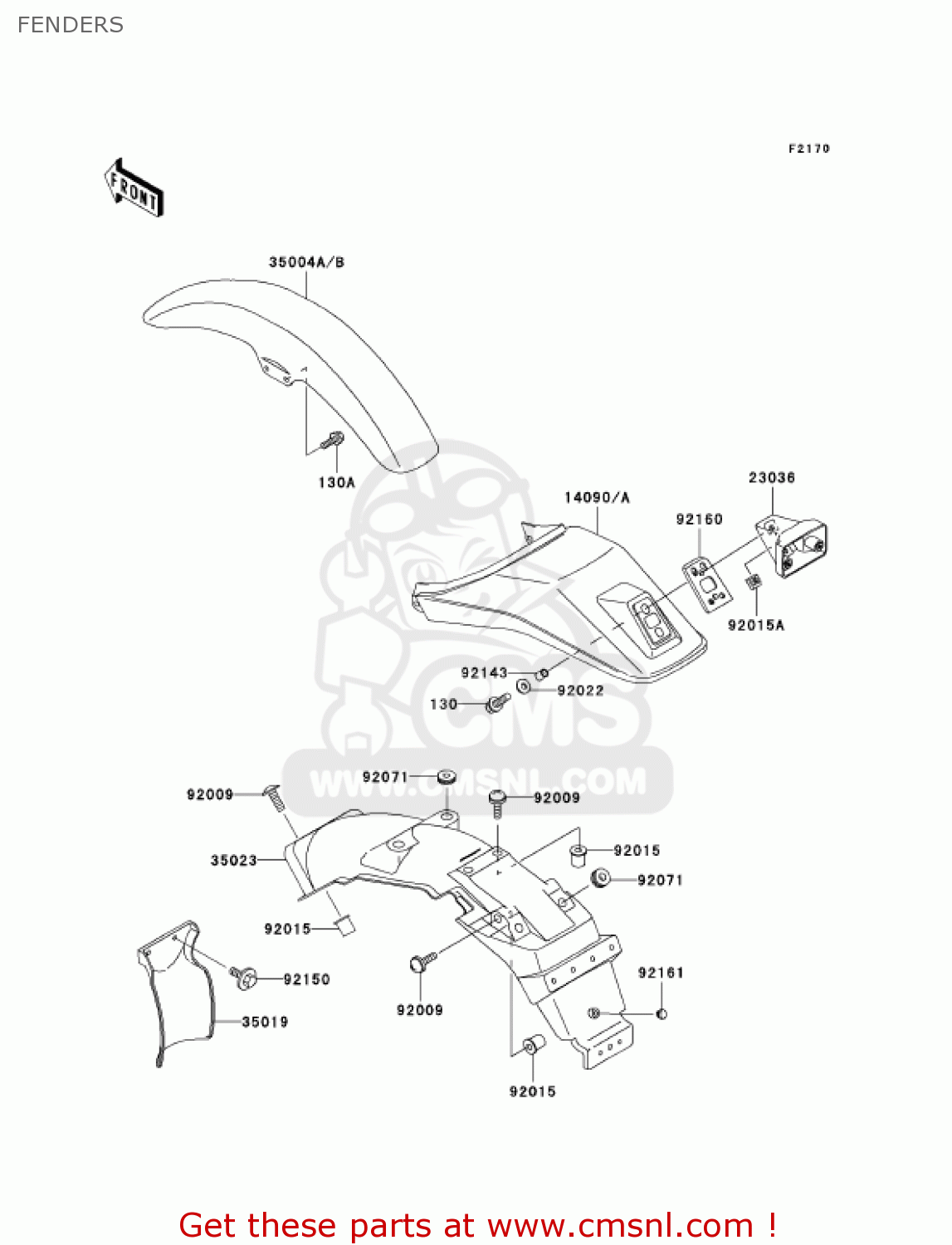 FENDERS KL250G8 SUPER SHERPA 2004 CANADA
