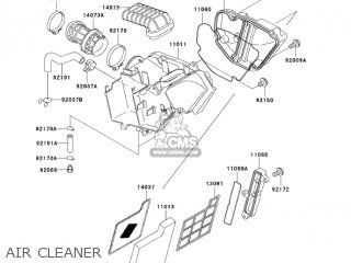 AIR CLEANER - KL250G8 SUPER SHERPA 2004 CANADA