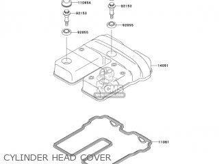 CYLINDER HEAD COVER - KL250G8 SUPER SHERPA 2004 CANADA