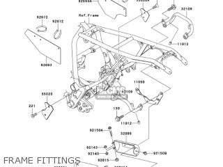 FRAME FITTINGS - KL250G8 SUPER SHERPA 2004 CANADA