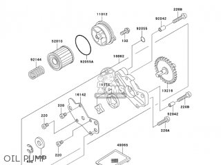 OIL PUMP - KL250G8 SUPER SHERPA 2004 CANADA
