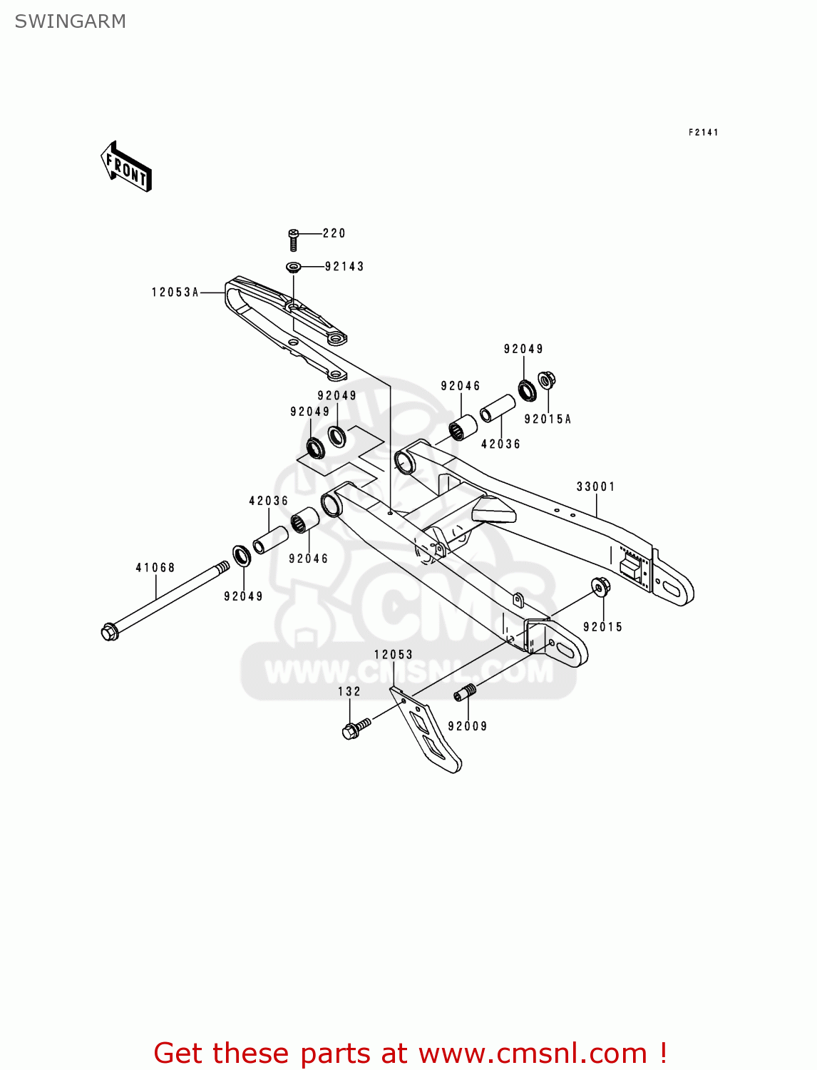 SWINGARM KL250H1 SUPER SHERPA 1997 GREECE