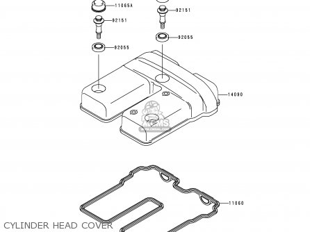 CYLINDER HEAD COVER - KL250H1 SUPER SHERPA 1997 GREECE