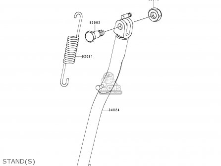 STAND(S) - KL250H1 SUPER SHERPA 1997 GREECE