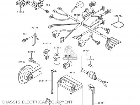 CHASSIS ELECTRICAL EQUIPMENT - KL250H1 SUPER SHERPA 1997 GREECE