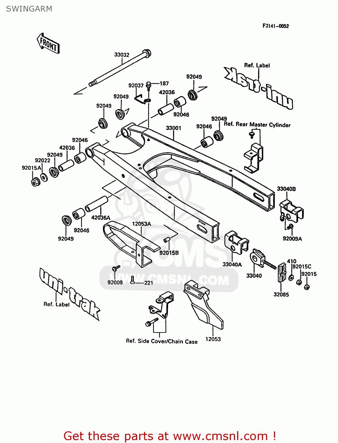 SWINGARM KL500-A1 KLR500 1987 NORWAY AR