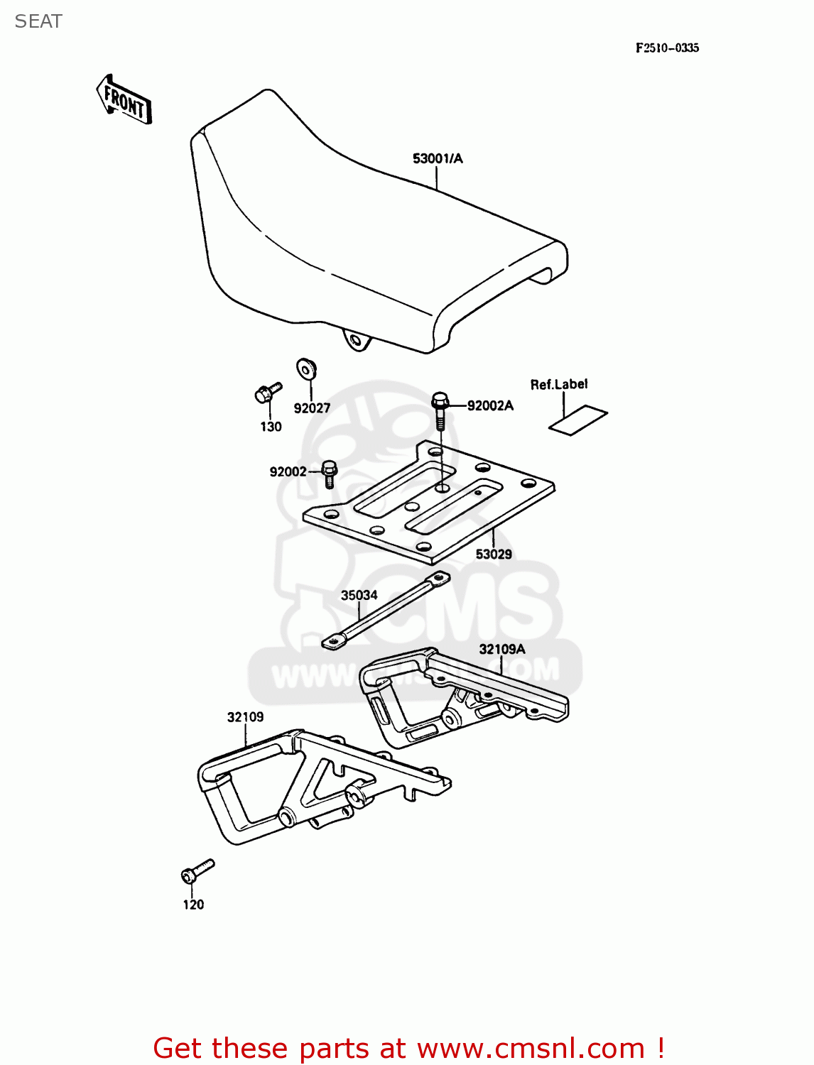 SEAT KL500-A1 KLR500 1987 NORWAY AR