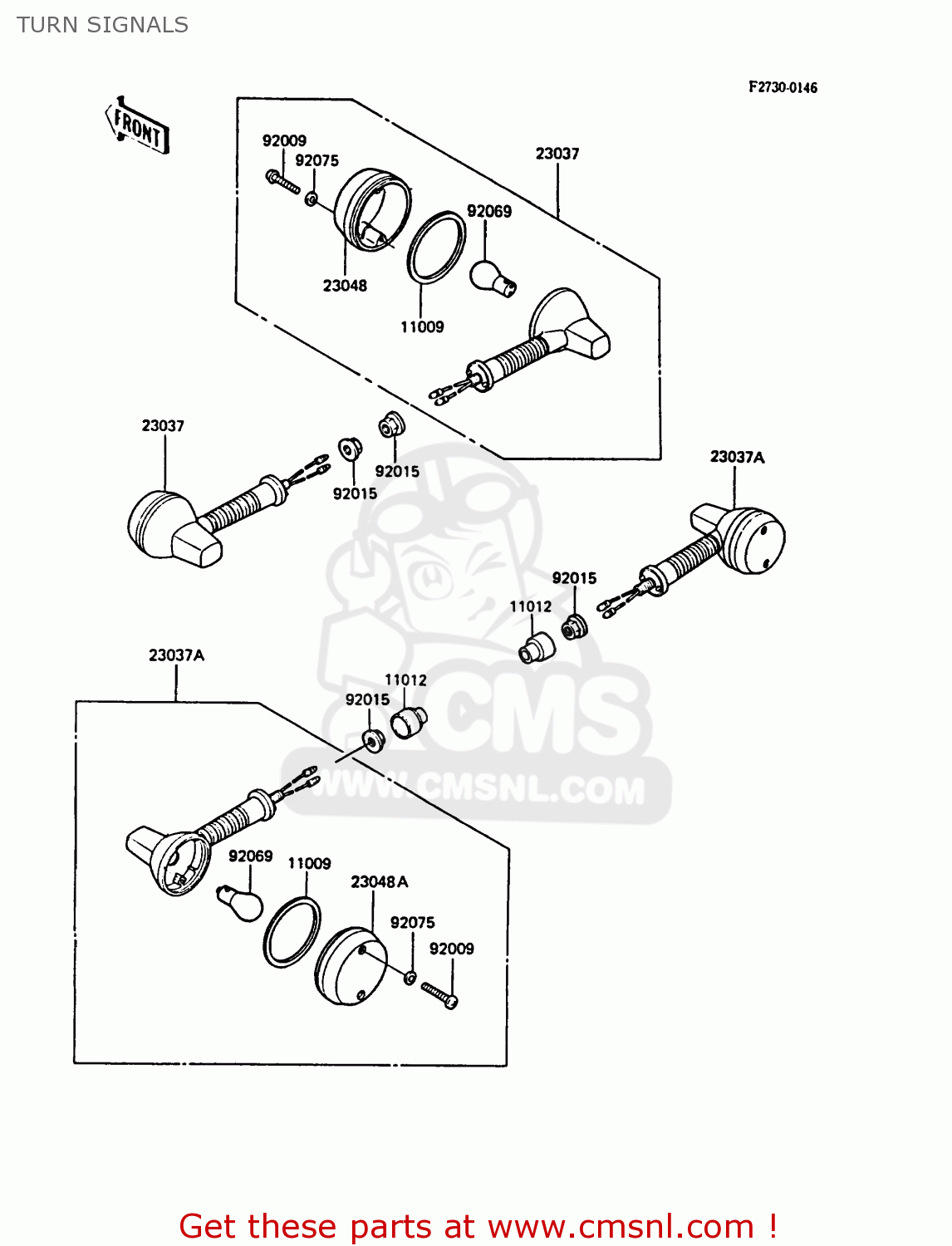 TURN SIGNALS KL500-A1 KLR500 1987 NORWAY AR