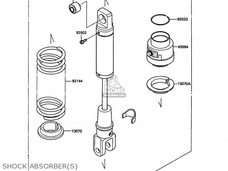 SHOCK ABSORBER(S) - KL500-A1 KLR500 1987 NORWAY AR