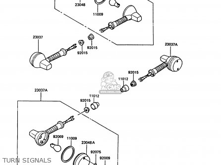 TURN SIGNALS - KL500-A1 KLR500 1987 NORWAY AR