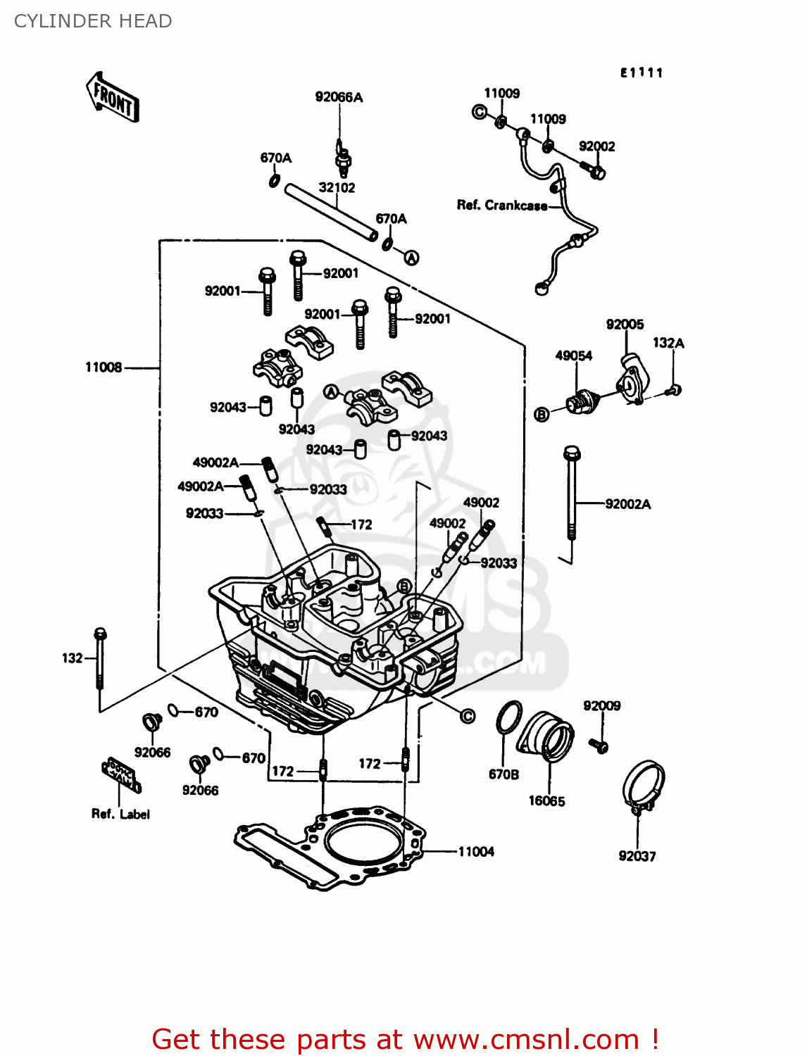 CYLINDER HEAD KL500-A3 1989 AUSTRIA