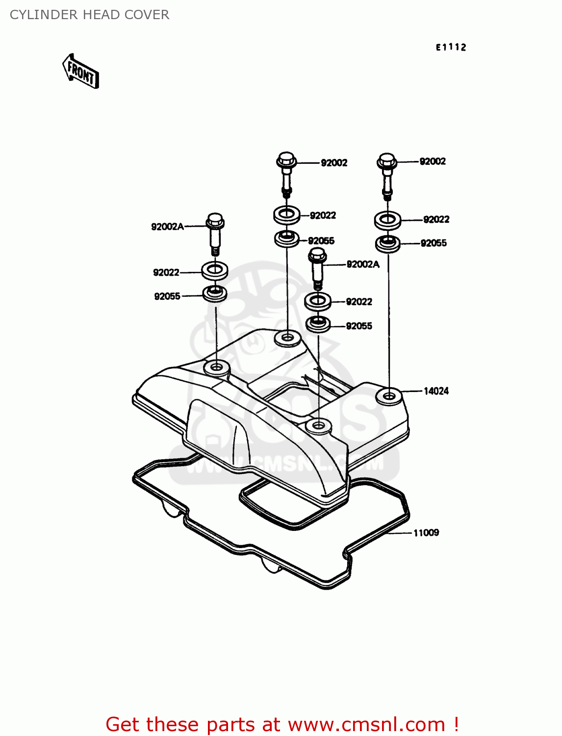 CYLINDER HEAD COVER KL500-A3 1989 AUSTRIA