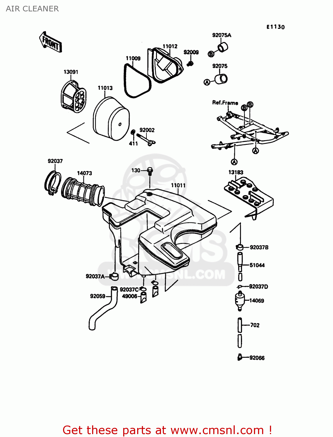 AIR CLEANER KL500-A3 1989 AUSTRIA