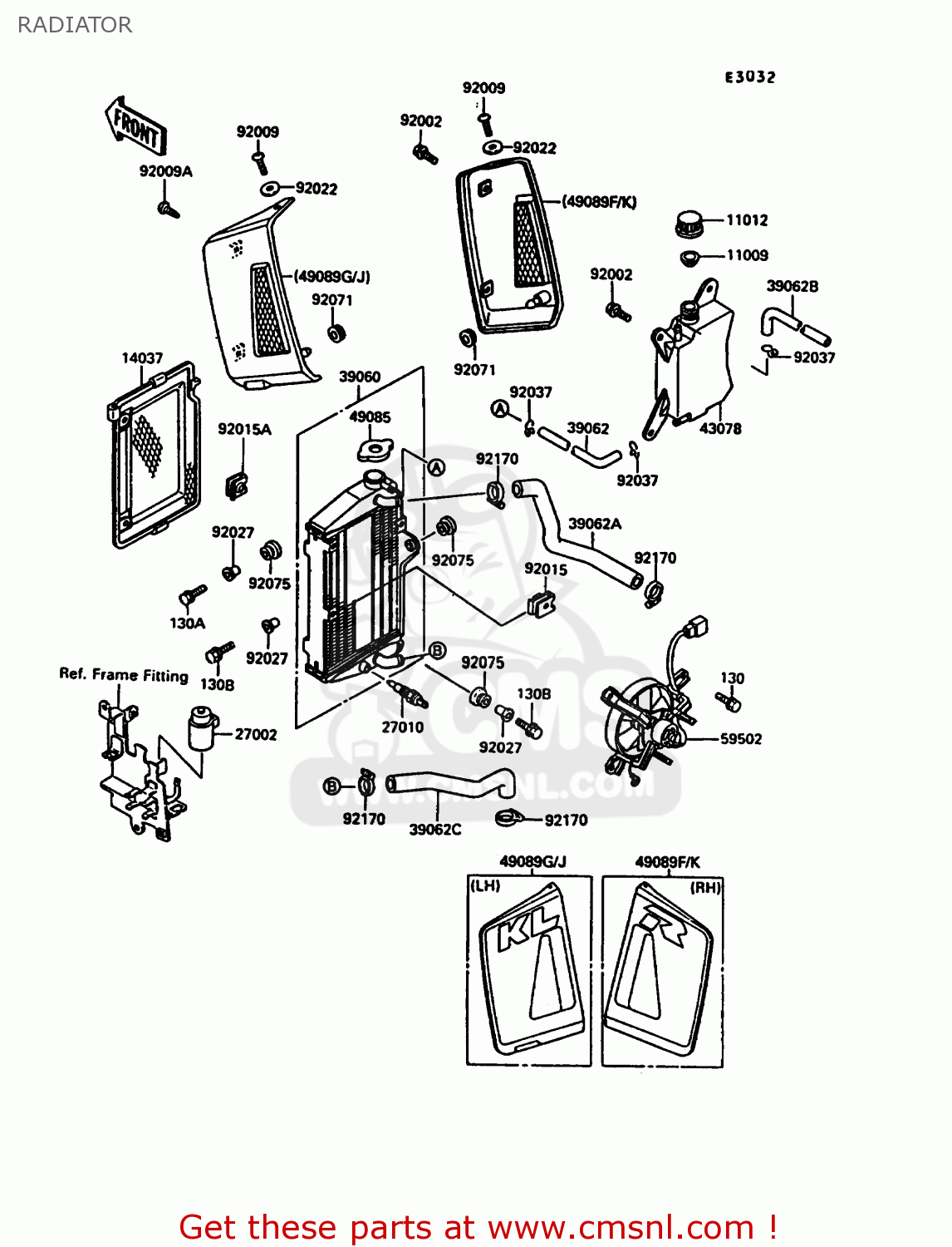 RADIATOR KL500-A3 1989 AUSTRIA
