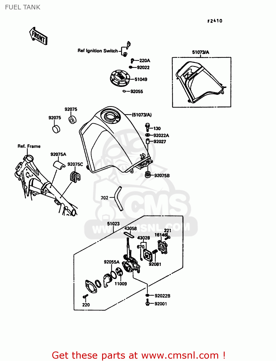 FUEL TANK KL500-A3 1989 AUSTRIA