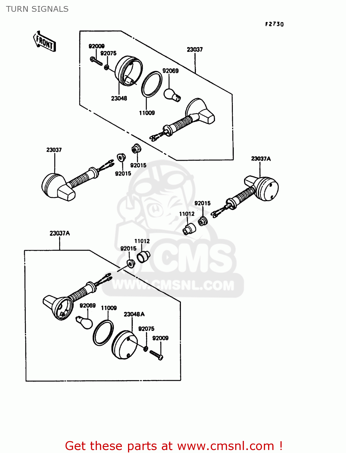 TURN SIGNALS KL500-A3 1989 AUSTRIA
