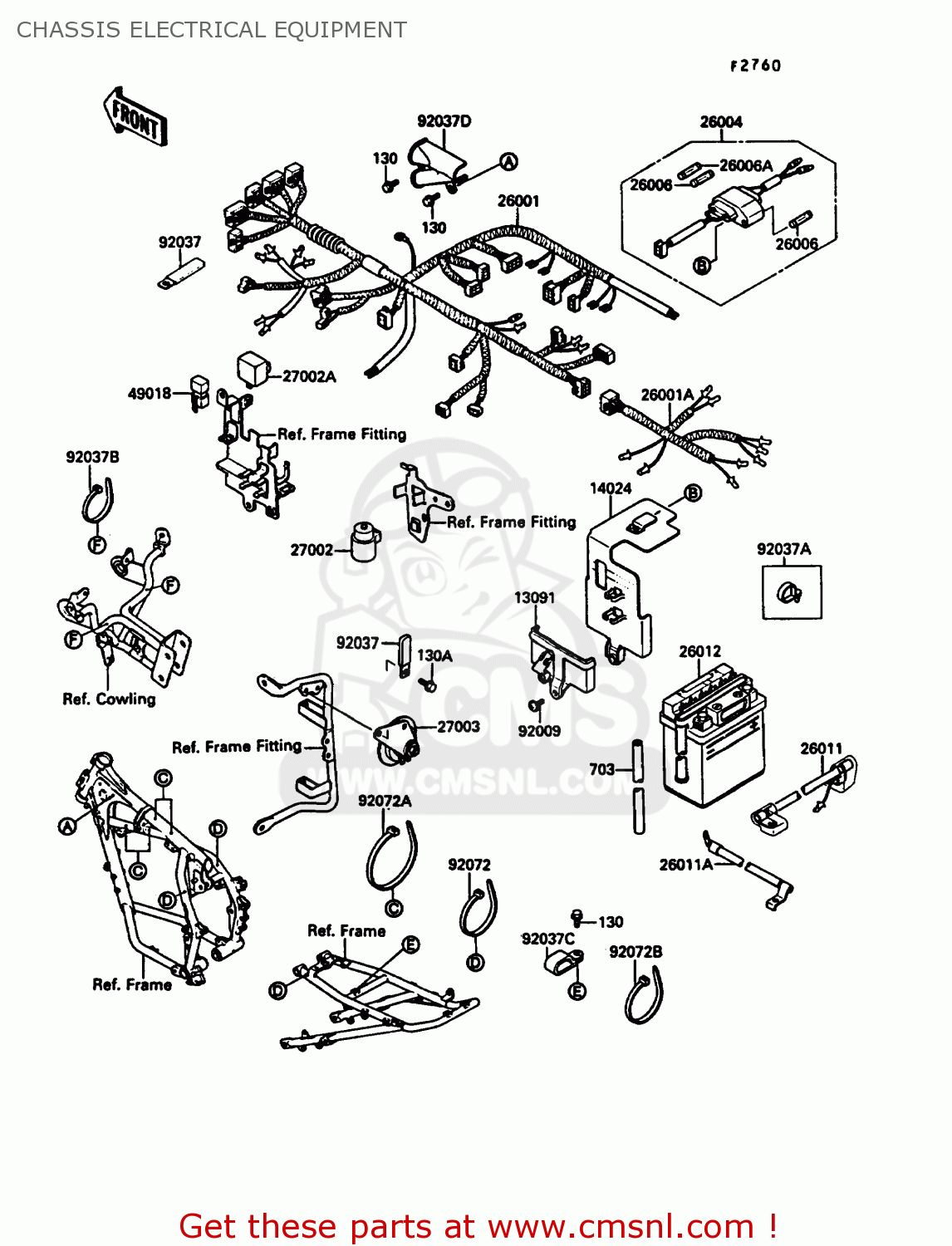 CHASSIS ELECTRICAL EQUIPMENT KL500-A3 1989 AUSTRIA