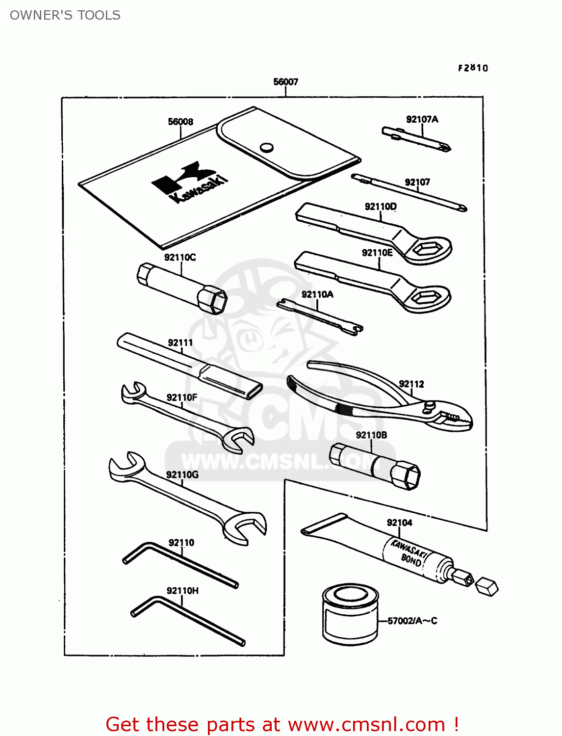 OWNER'S TOOLS KL500-A3 1989 AUSTRIA