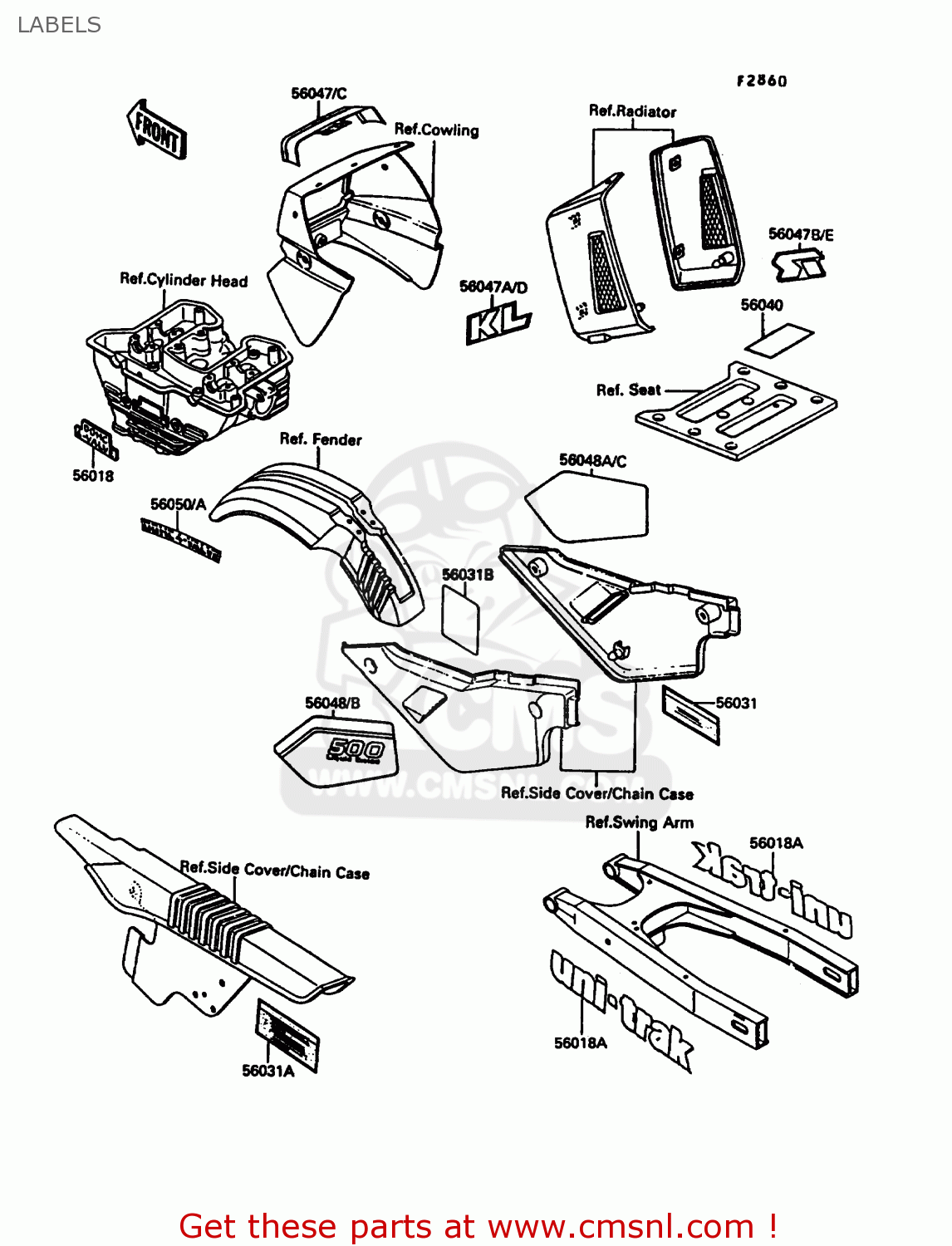 LABELS KL500-A3 1989 AUSTRIA